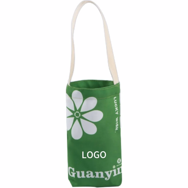 11.8 inch water bottle canvas bag