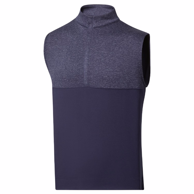 FootJoy Heather Yole Half-Zip Vest