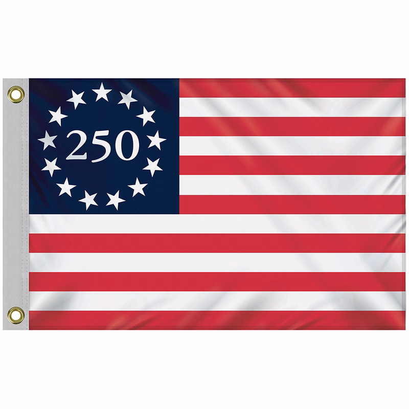 2' X 3' BETSY ROSS AMERICA 250TH OUTDOOR NYLON FLAG