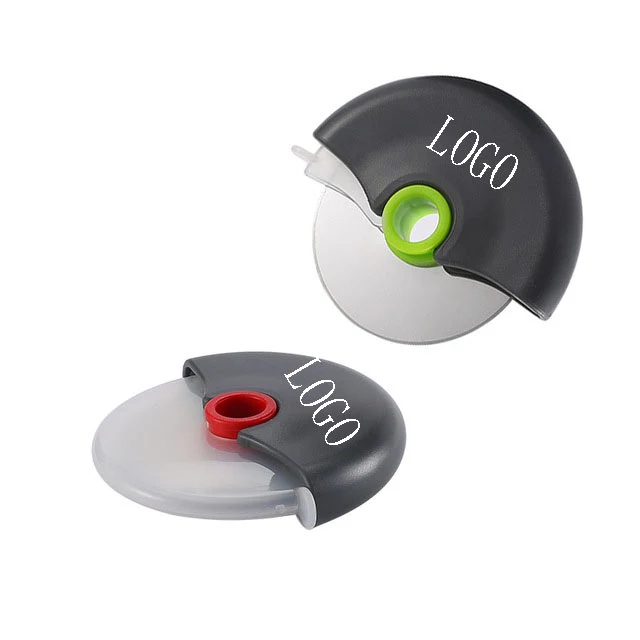 Pizza Cutter w/ Wheel Slicer and Plastic Protective Guard 1