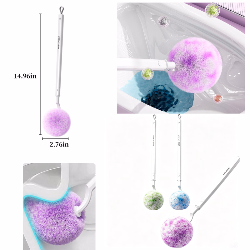 Colorful Soft Bristle Toilet Brush