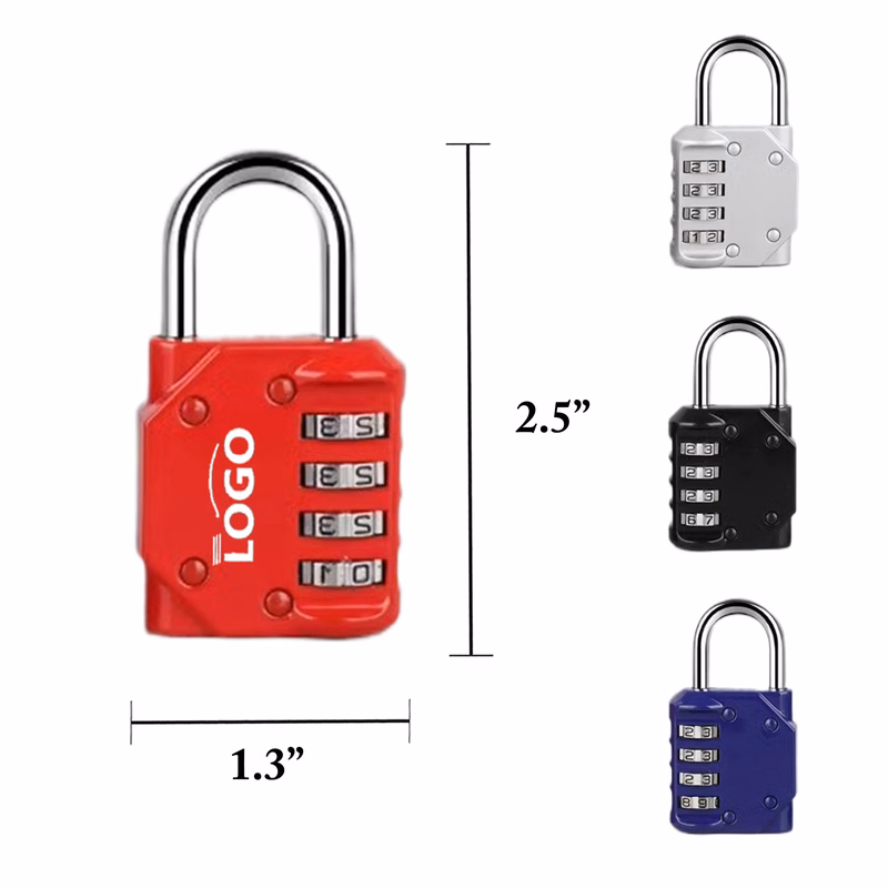 Metal Combination Lock 4-Digit Luggage Security