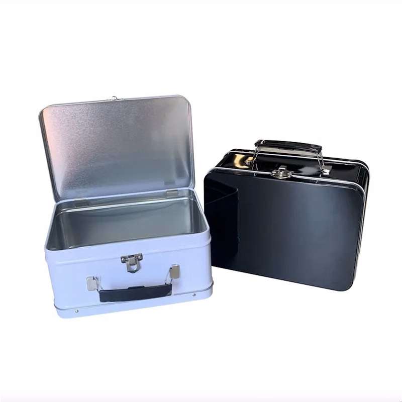 Rectangle Tin Lunch Box With Lock