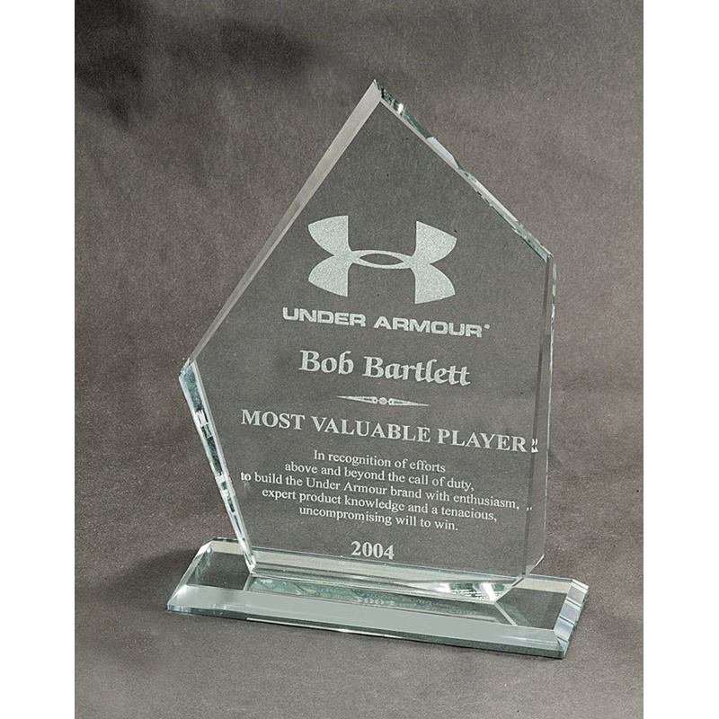 Slanted Glass Pentagon Award