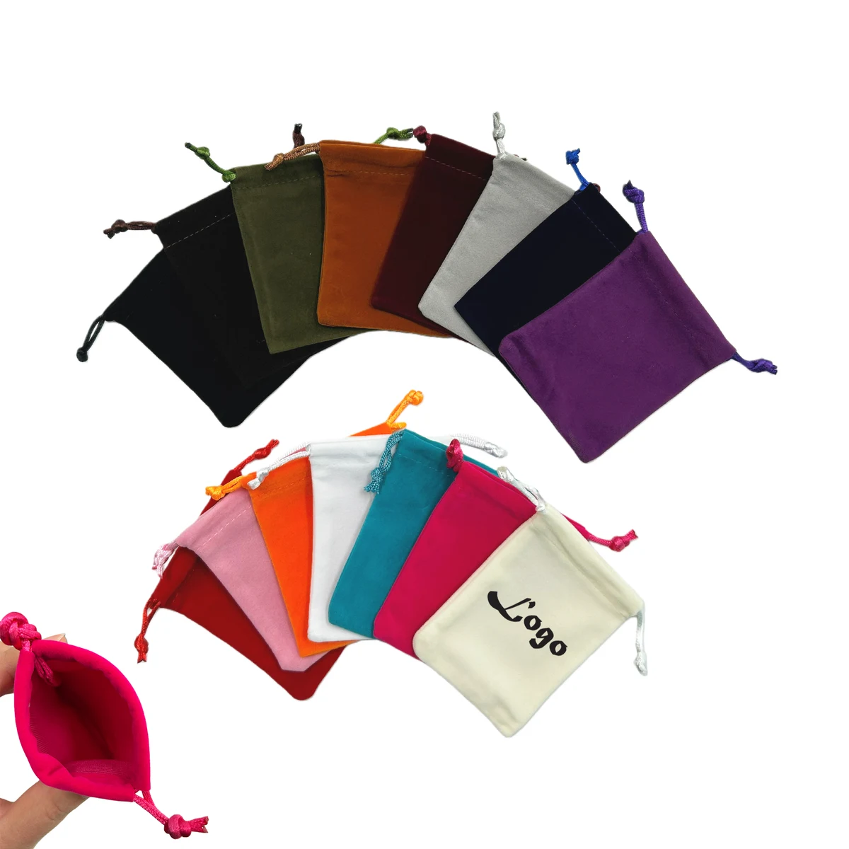 Velvet Jewelry Drawstring Bag Gift Bag 1