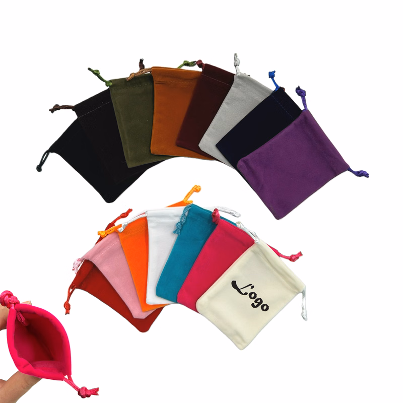 Velvet Jewelry Drawstring Bag Gift Bag