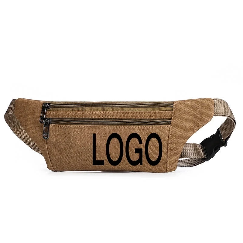 Custom Canvas Fanny Packs & Sports Waist Mini Wallet Bag 1