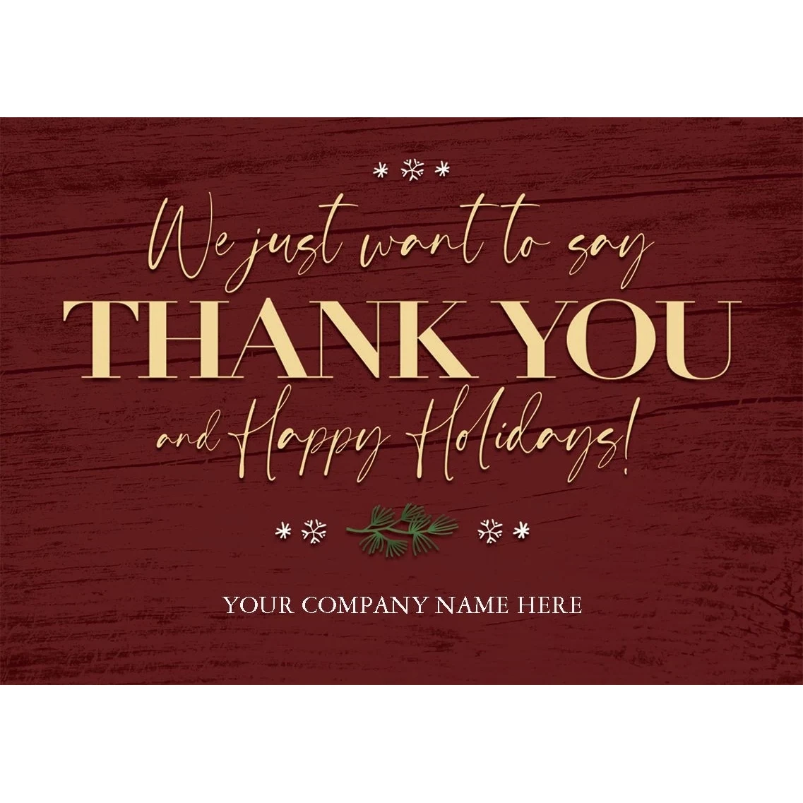 Barnboard Thanks Holiday Cards 1