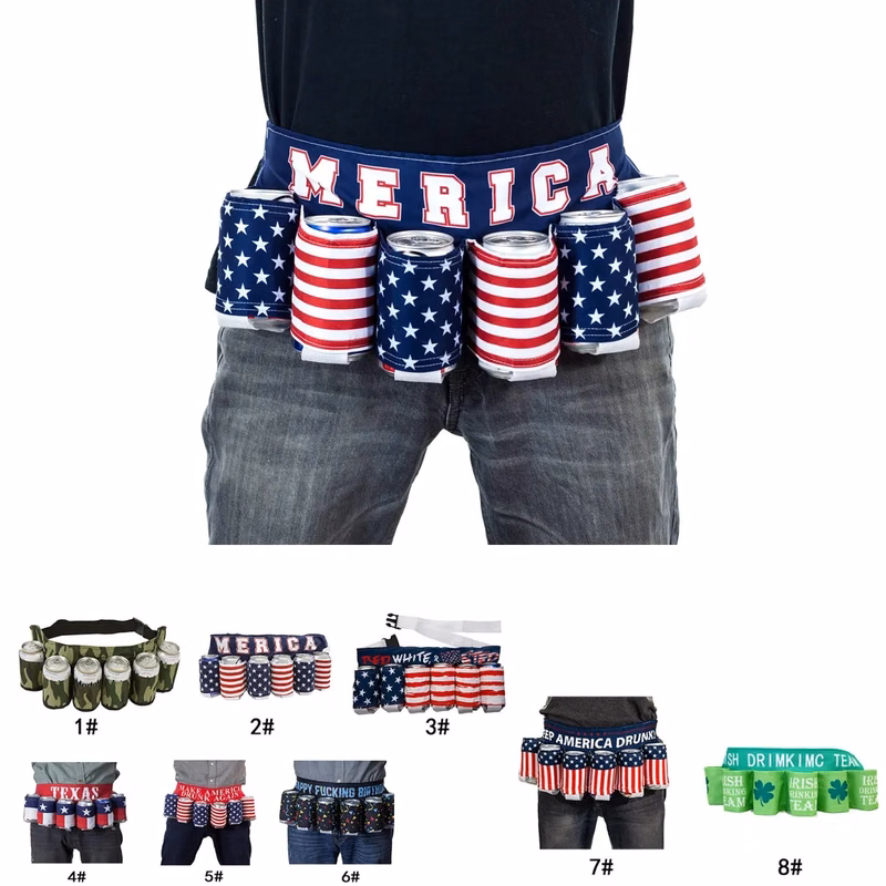 Custom Beverage Holder Beer Belt