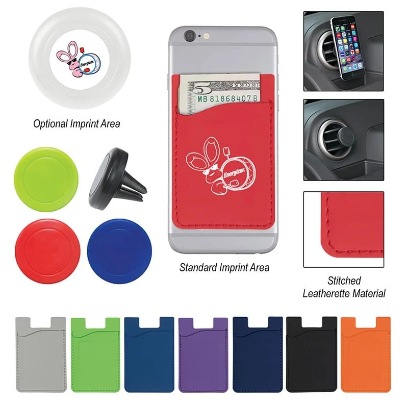 Magnetic Vent Mount Mobile Wallets 1