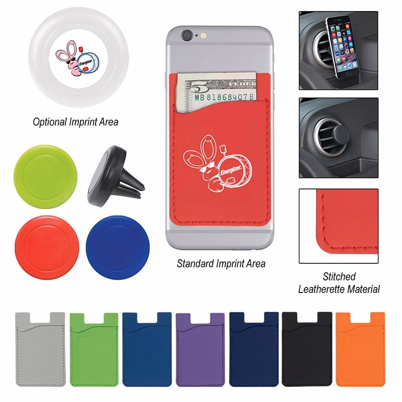 Magnetic Vent Mount Mobile Wallets