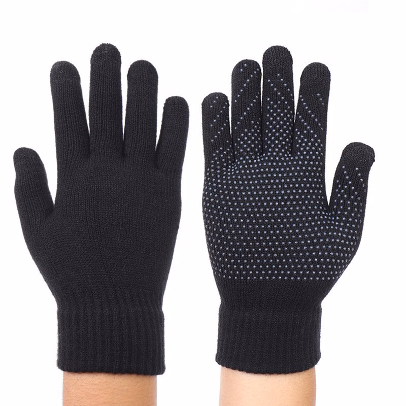 Warm Touch Screen Knitted Gloves