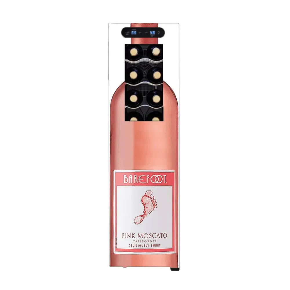 54L 18-Bottle Slimline Dual Zone Wine Cooler 1