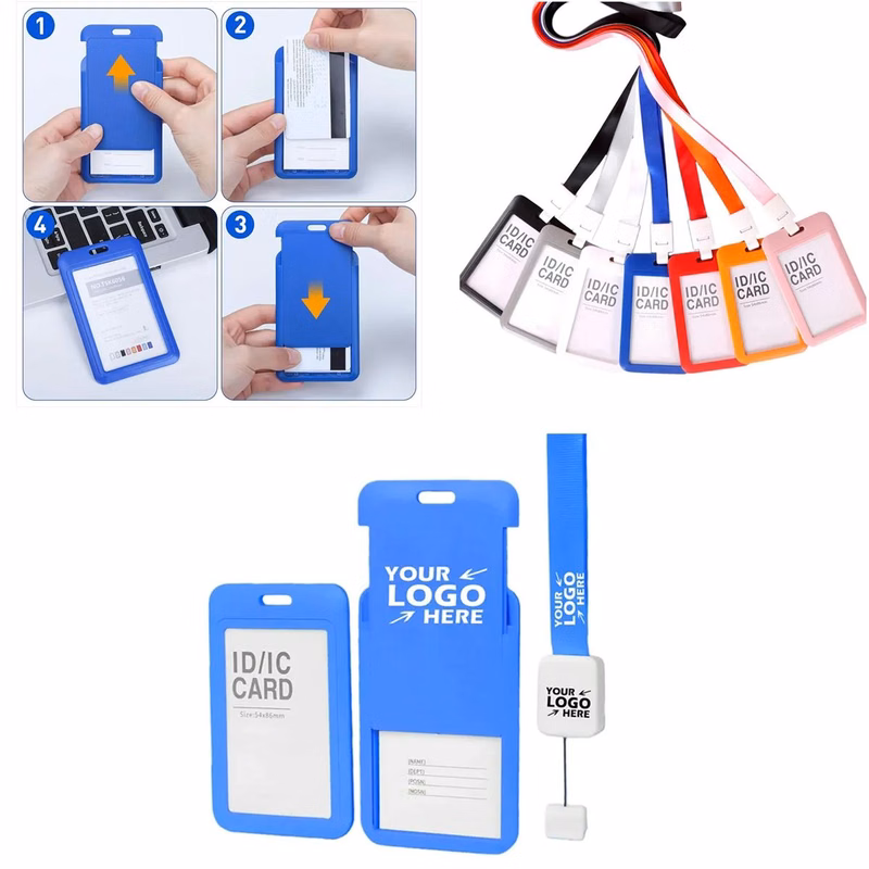 Custom Slide-Open ID Badge Holder Set