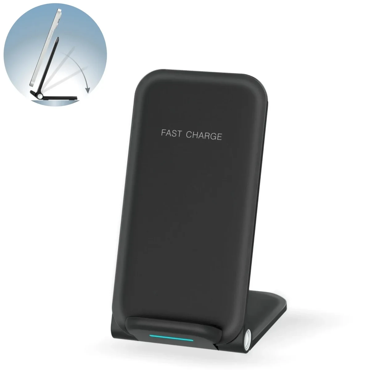 Basic Foldable 15W Wireless Charger Phone Stand 1