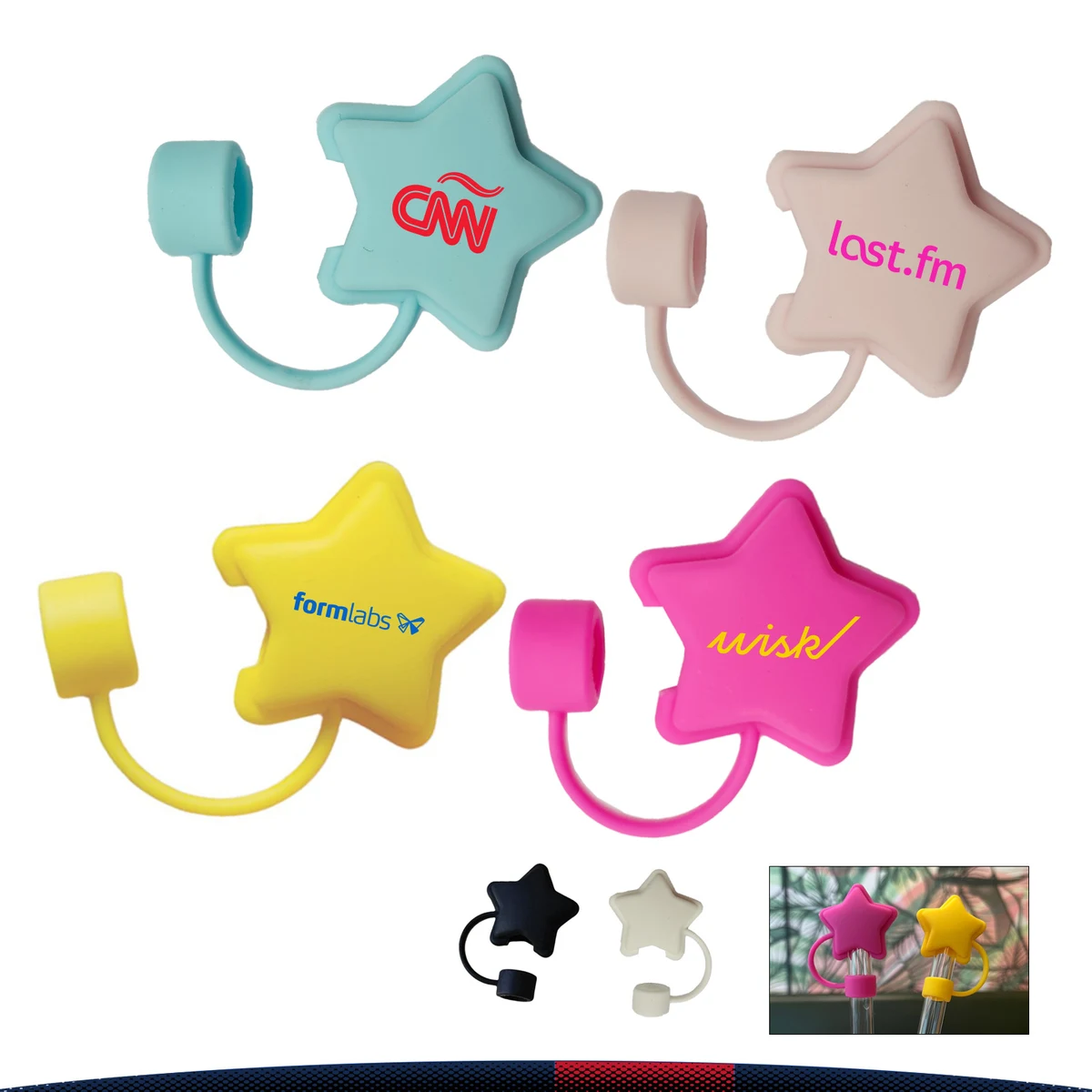 Star Shaped Straw Cover 1