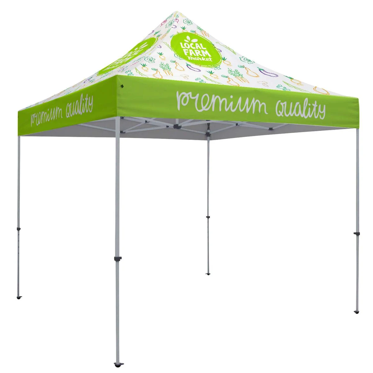 10' Deluxe Tent Kit (UV Printed) 1