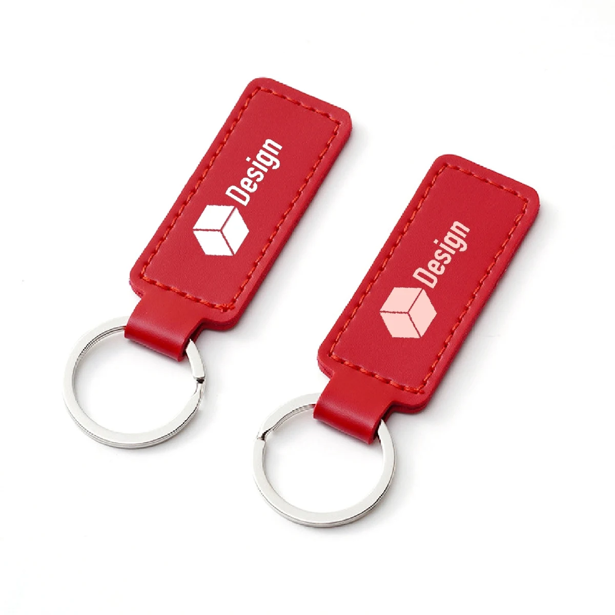 PU Leather Keychain MOQ 50pcs 1