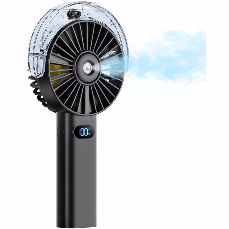 Portable LED Water Mist Fan
