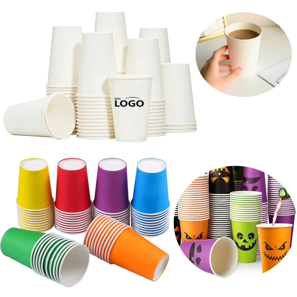 Full Color 12oz Small Paper Cups 1