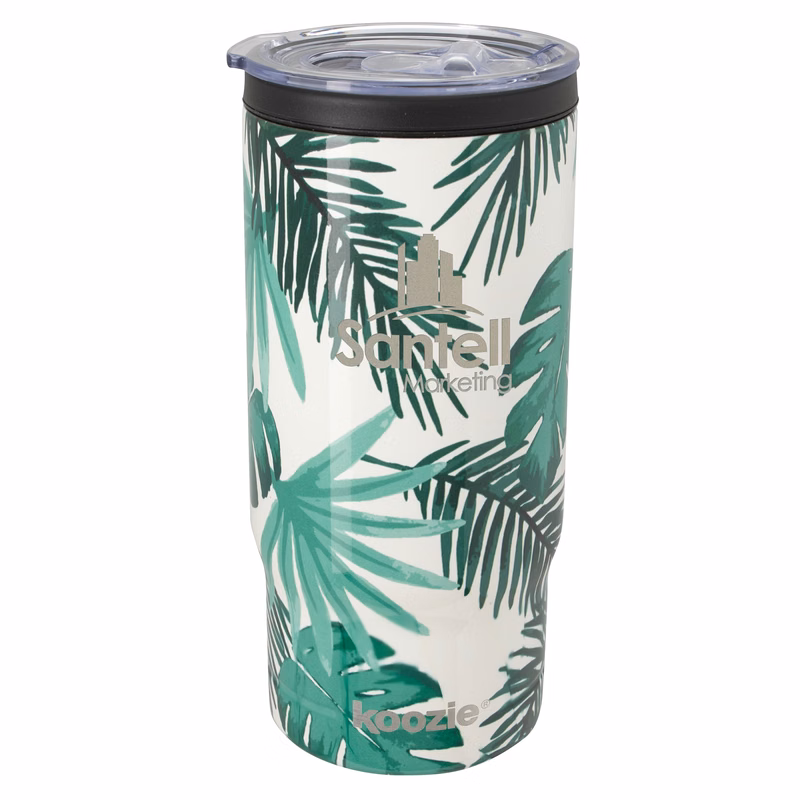 Koozie® Slim Triple Patterned Vacuum Tumbler - 15 oz.