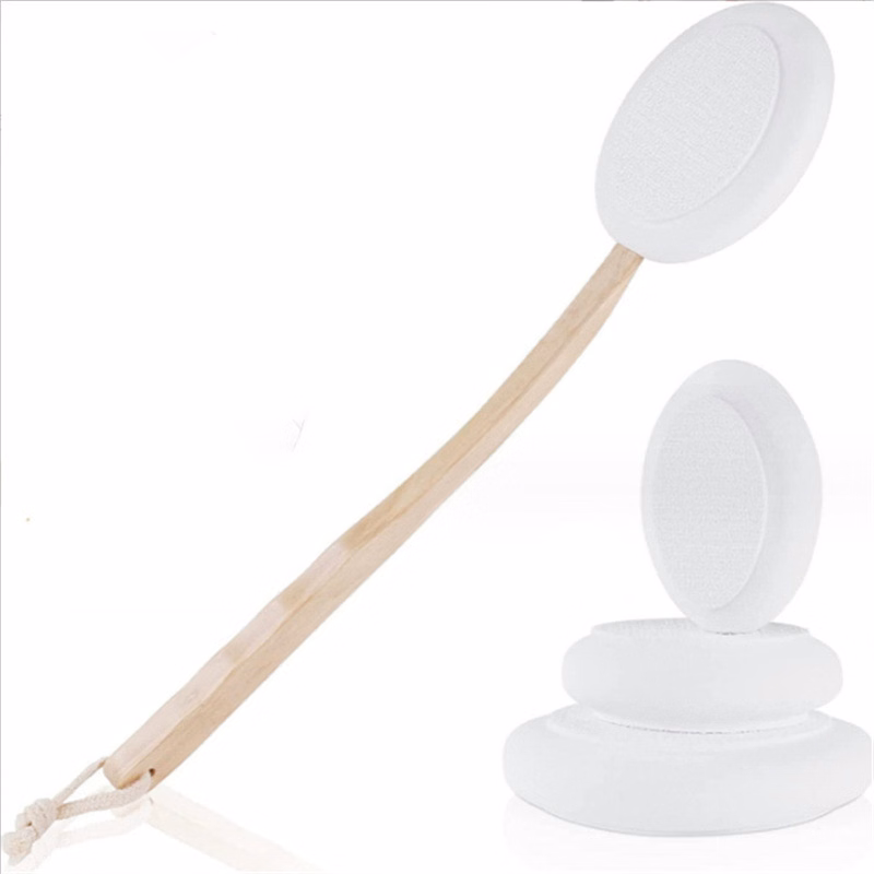 Back Lotion Applicator with 4 Replaceable Pads