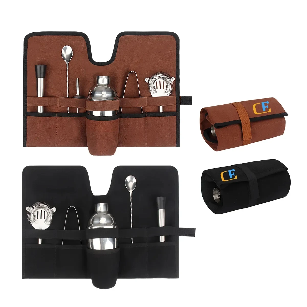 Canvas Bartender Roll Strap Bag 1