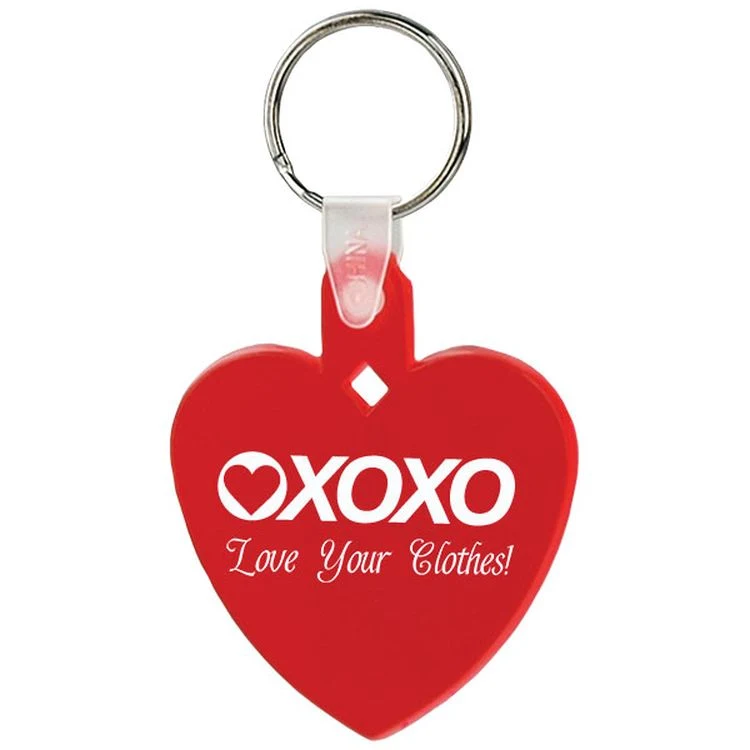 Soft Squeezable Key Tag (Heart) 1