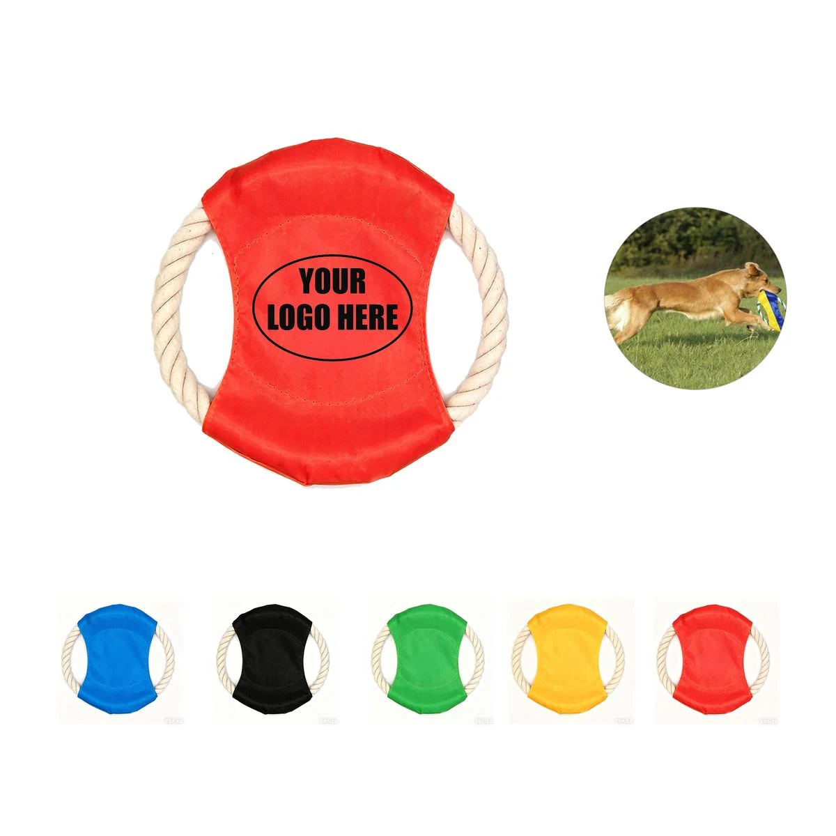 Cotton Rope Dog Flying Disc 1