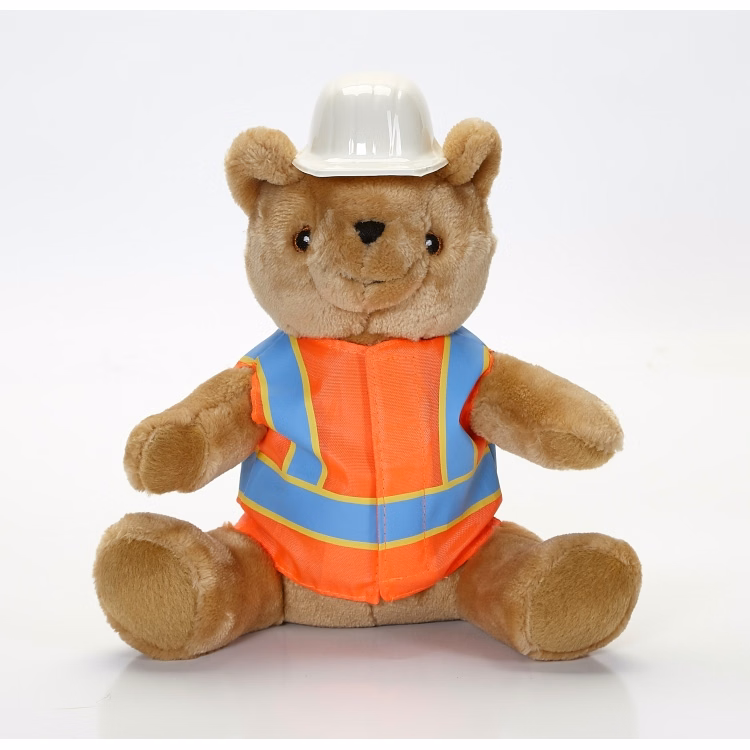 10" Construction Bear