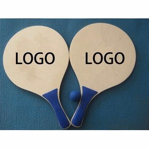 Wooden Beach Rackets With Durable Grip