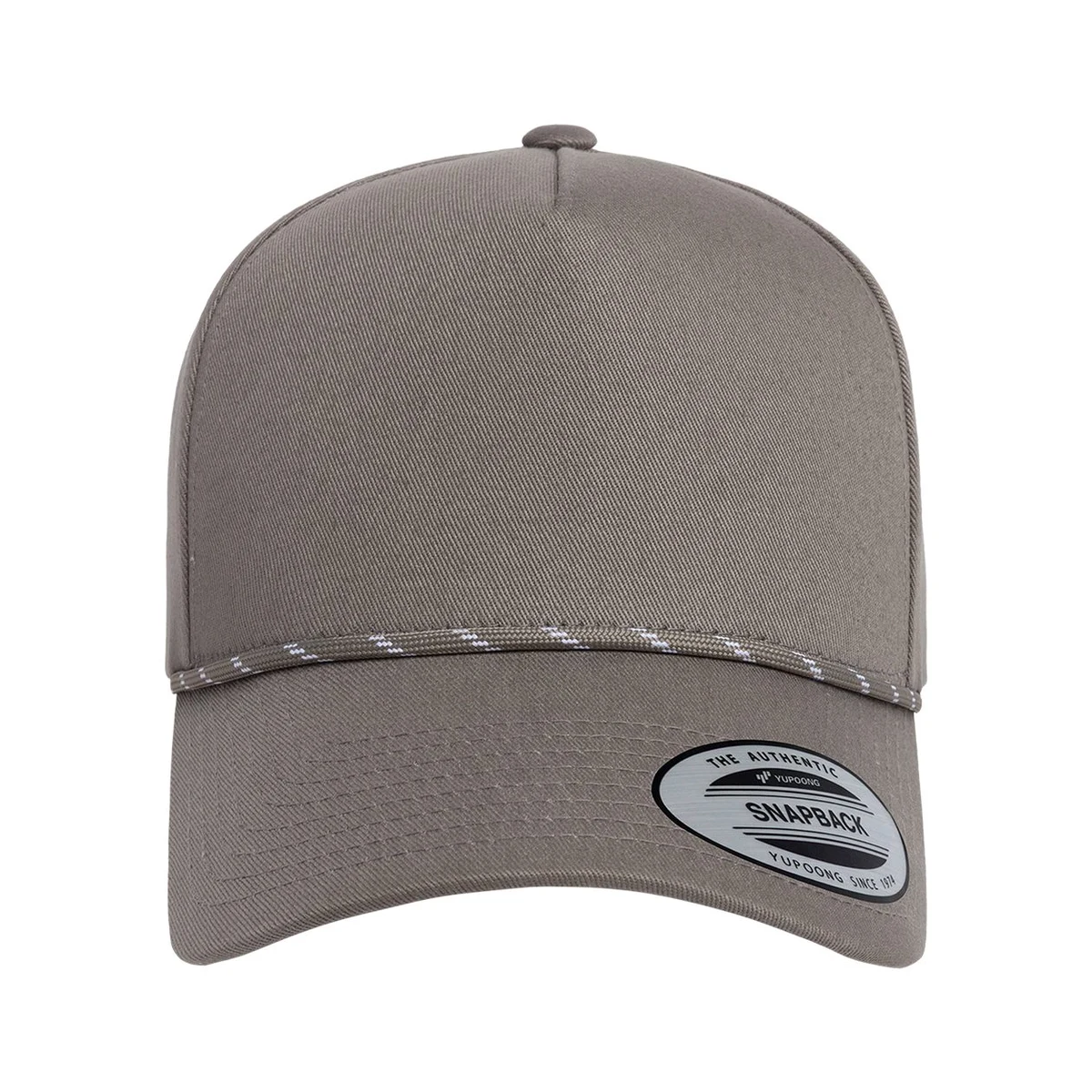 Retro Cotton Blend Five-Panel Rope Cap - 5079BD 1