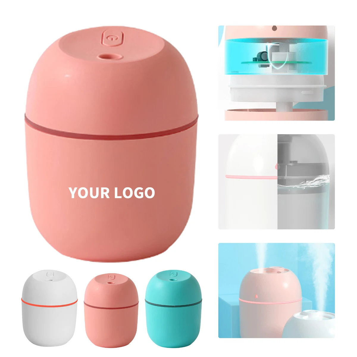 Portable Mini Air Humidifier For Car Home Office 1