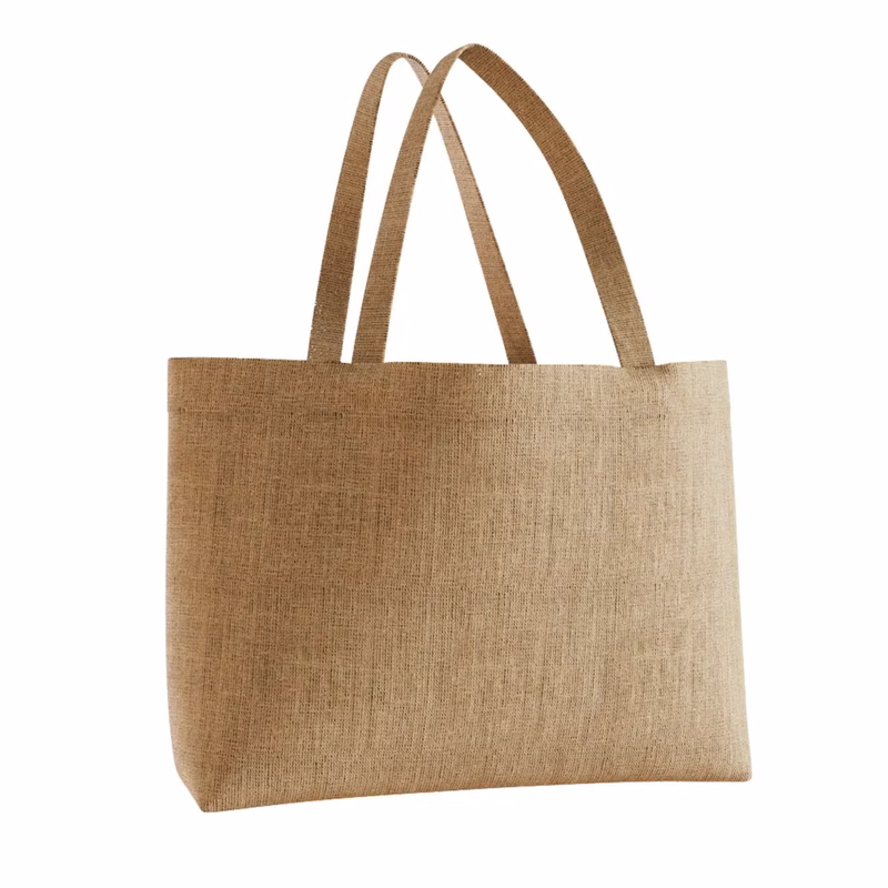 Custom Natural Jute Tote Bag