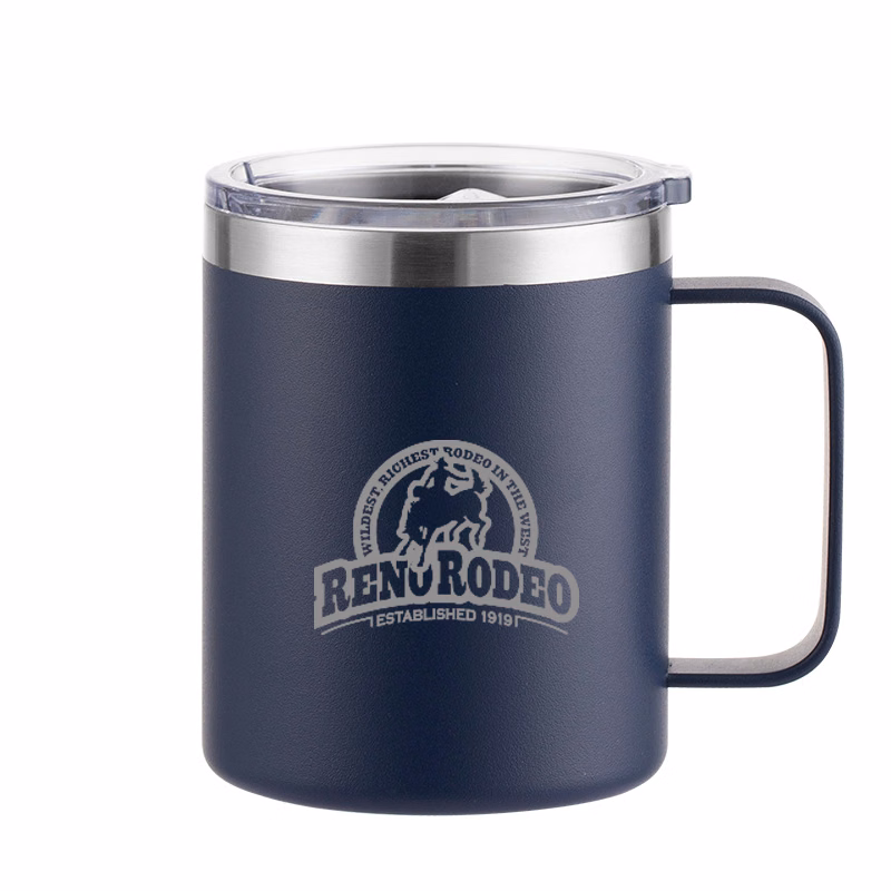 12 Oz Double Wall Stainless Steel Vacuum Insulated Coffee Mug With Lid