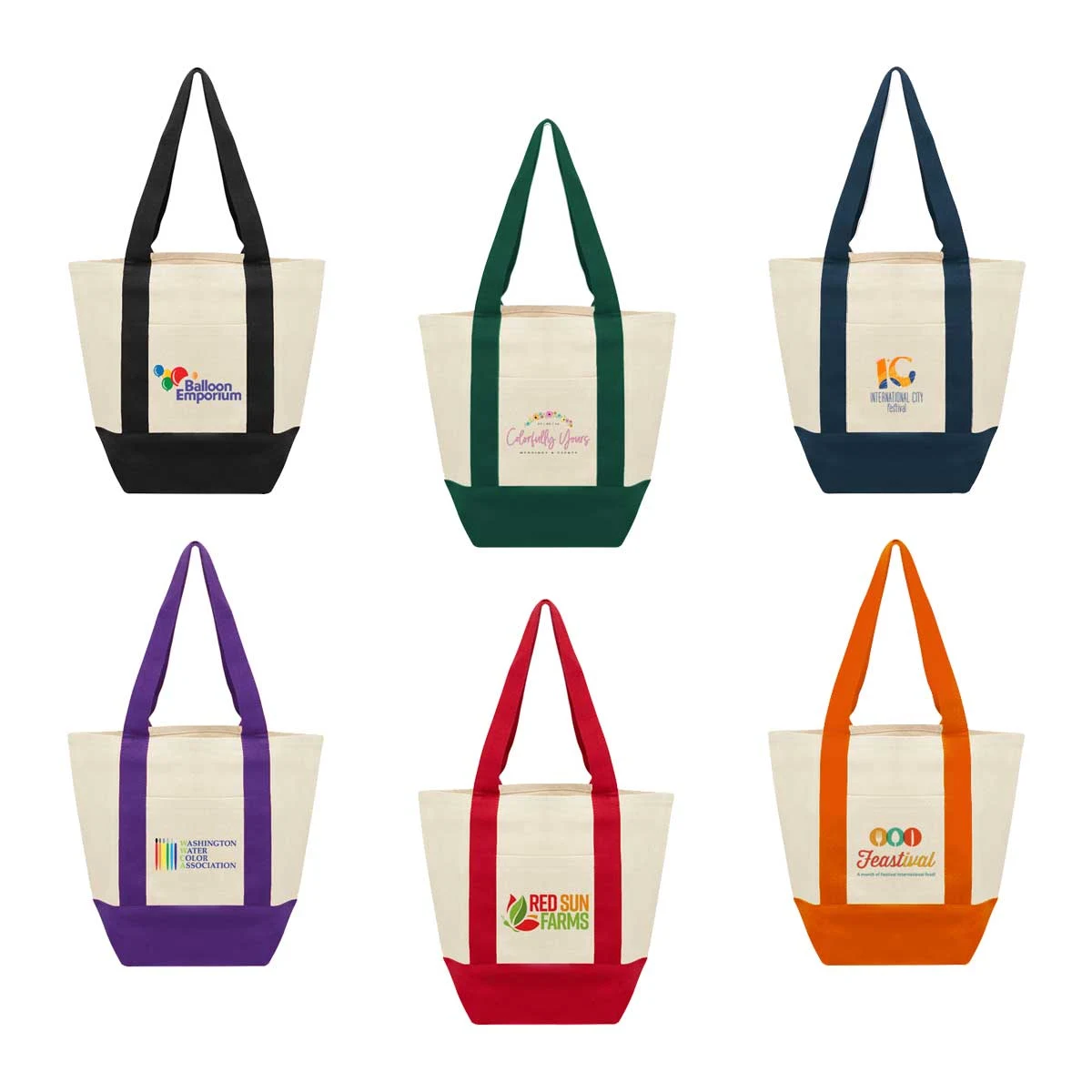 Jornikolor Small Starboard Recycled 10 oz. Cotton Tote Bag 1