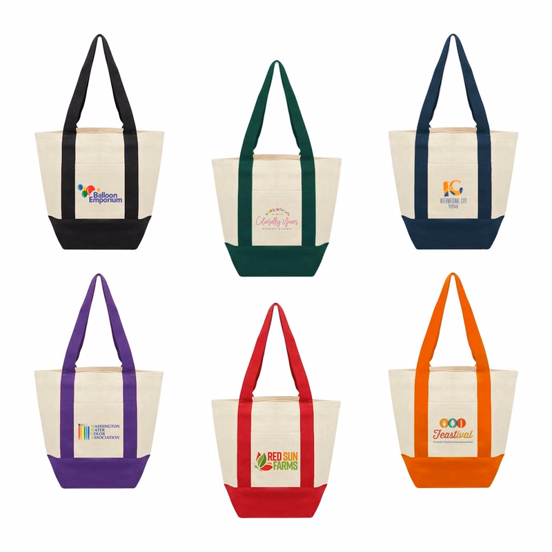 Jornikolor Small Starboard Recycled 10 oz. Cotton Tote Bag