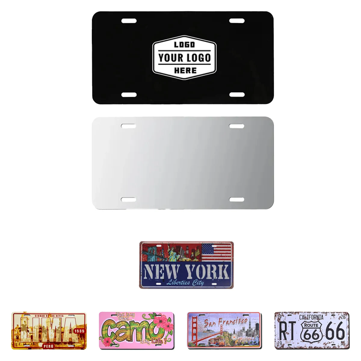 MOQ 50pcs Personalized Full-Color Plate 1