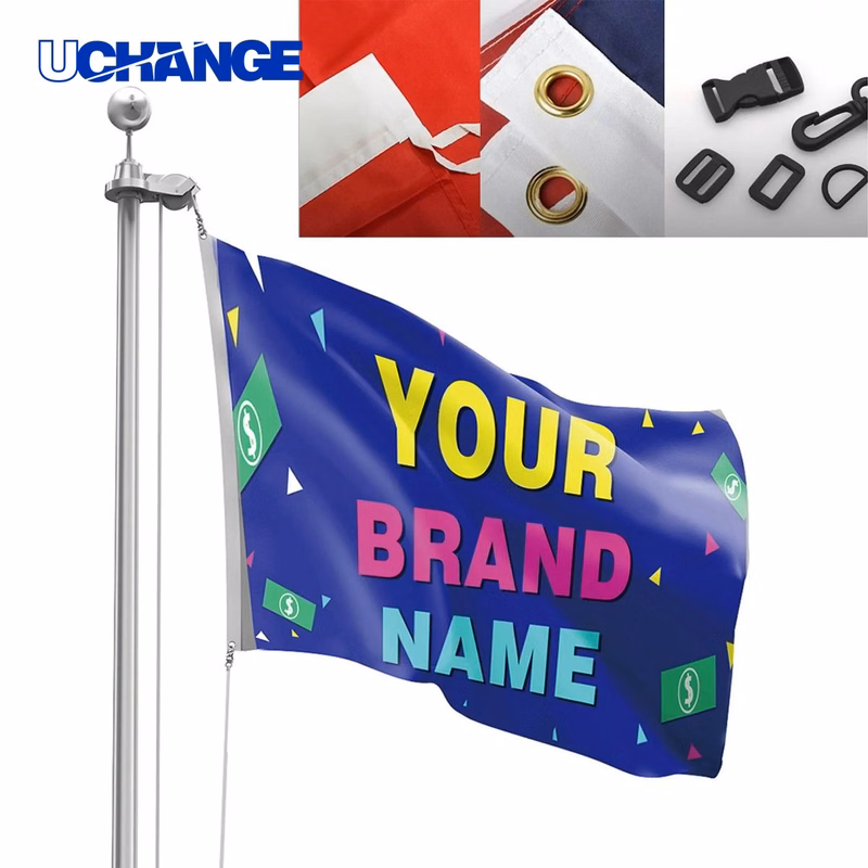 Custom Printed Flag Banner Display
