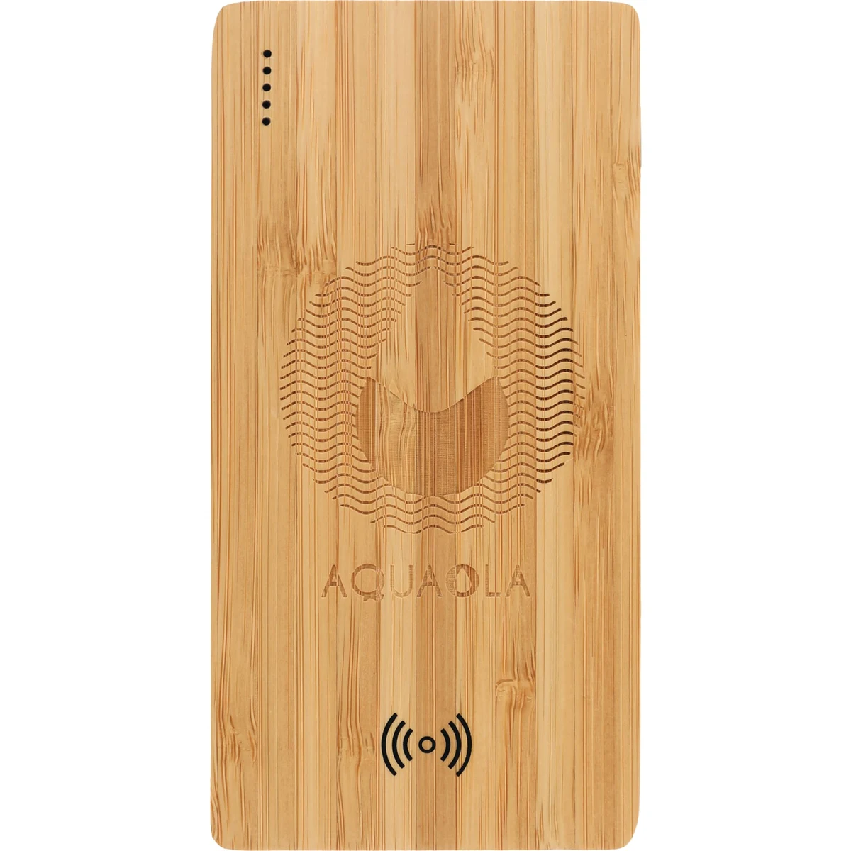 FSC® 100% Bamboo 5000 mAh Wireless Power Bank 1