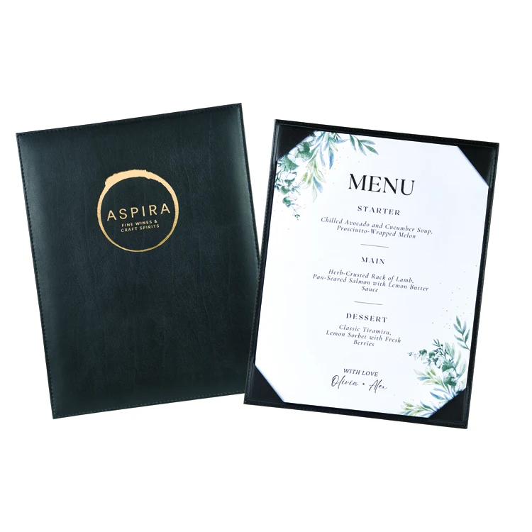 Prestigious Menu & Certificate Holder 1