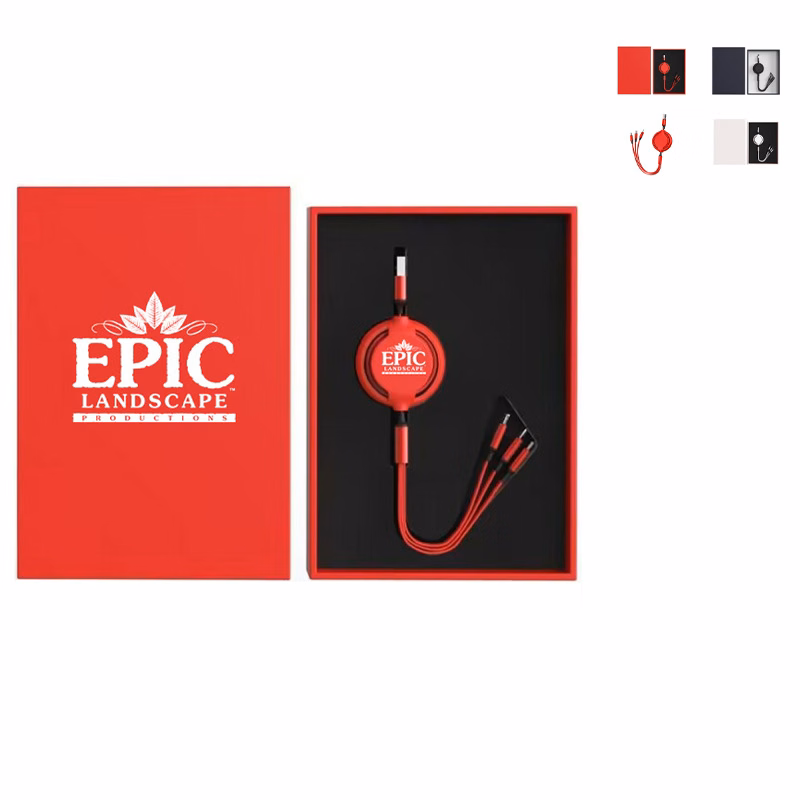 Multi Device Charging Cord Kit Gift Box
