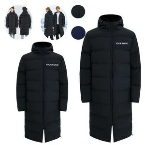 Long Puffer Jacket Men Keep Warm Puffer Coat 1