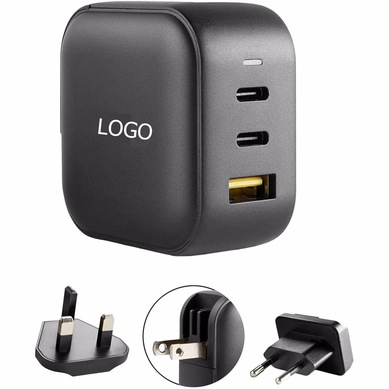 3-Port Wall Charger Usb-C Fast Charging Adapter