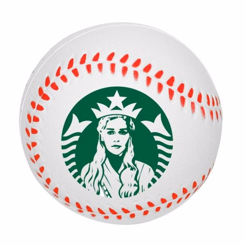 Baseball Stress Ball w/ Custom Logo PU Stress Reliever Balls