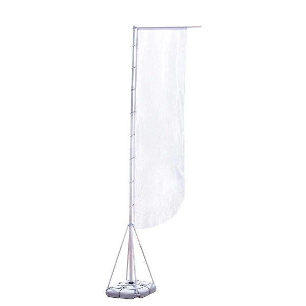 Blank 200D Nylon High Rise Flags 13.5' x 3.5' 1