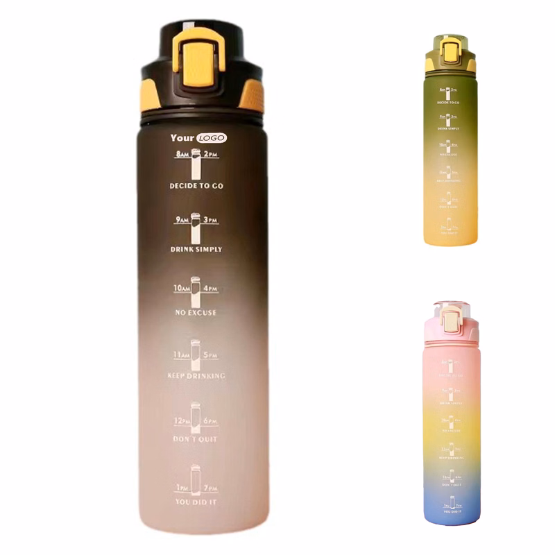 Plastic Large Capacity Portable Sports Water Bottle