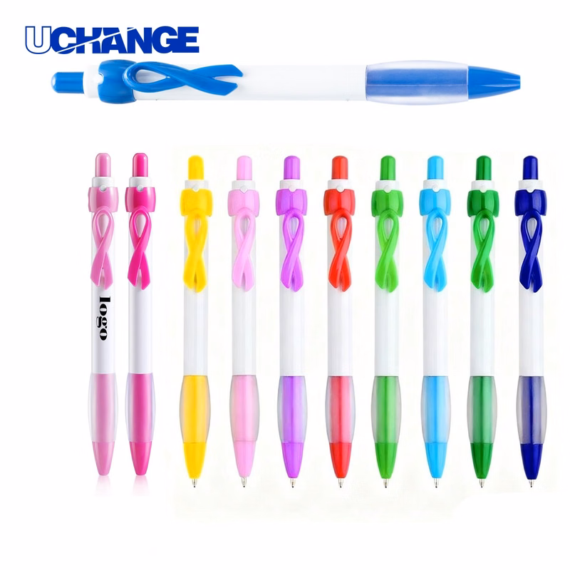 Awareness Ribbon Retractable Pen for Causes