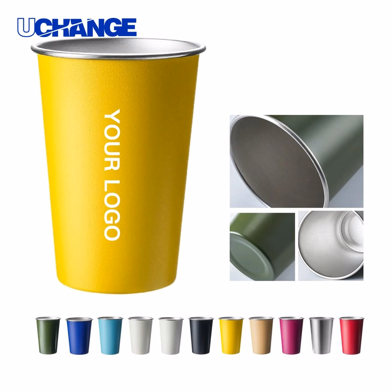 Stainless Steel Tumbler Drinkware 16oz Vacuum Insulated Design