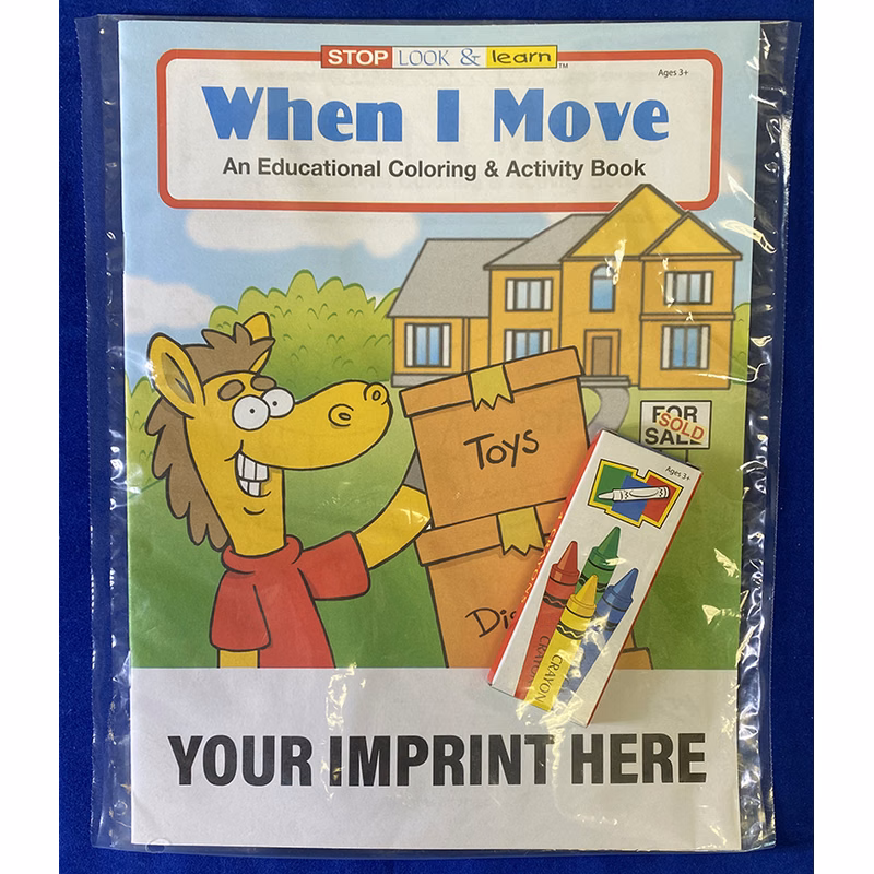 COLORING SET - When I Move Coloring Book Fun Pack